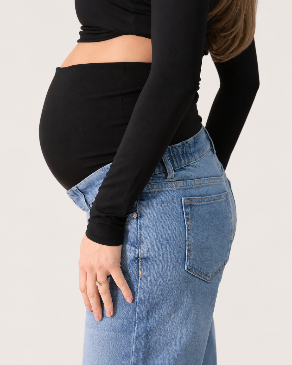 WIDE LEG JEANS BLUE