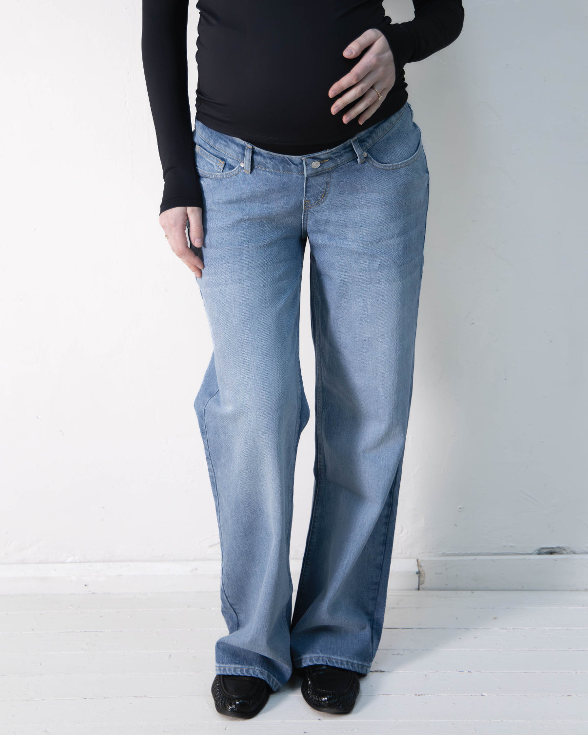 WIDE LEG JEANS BLUE