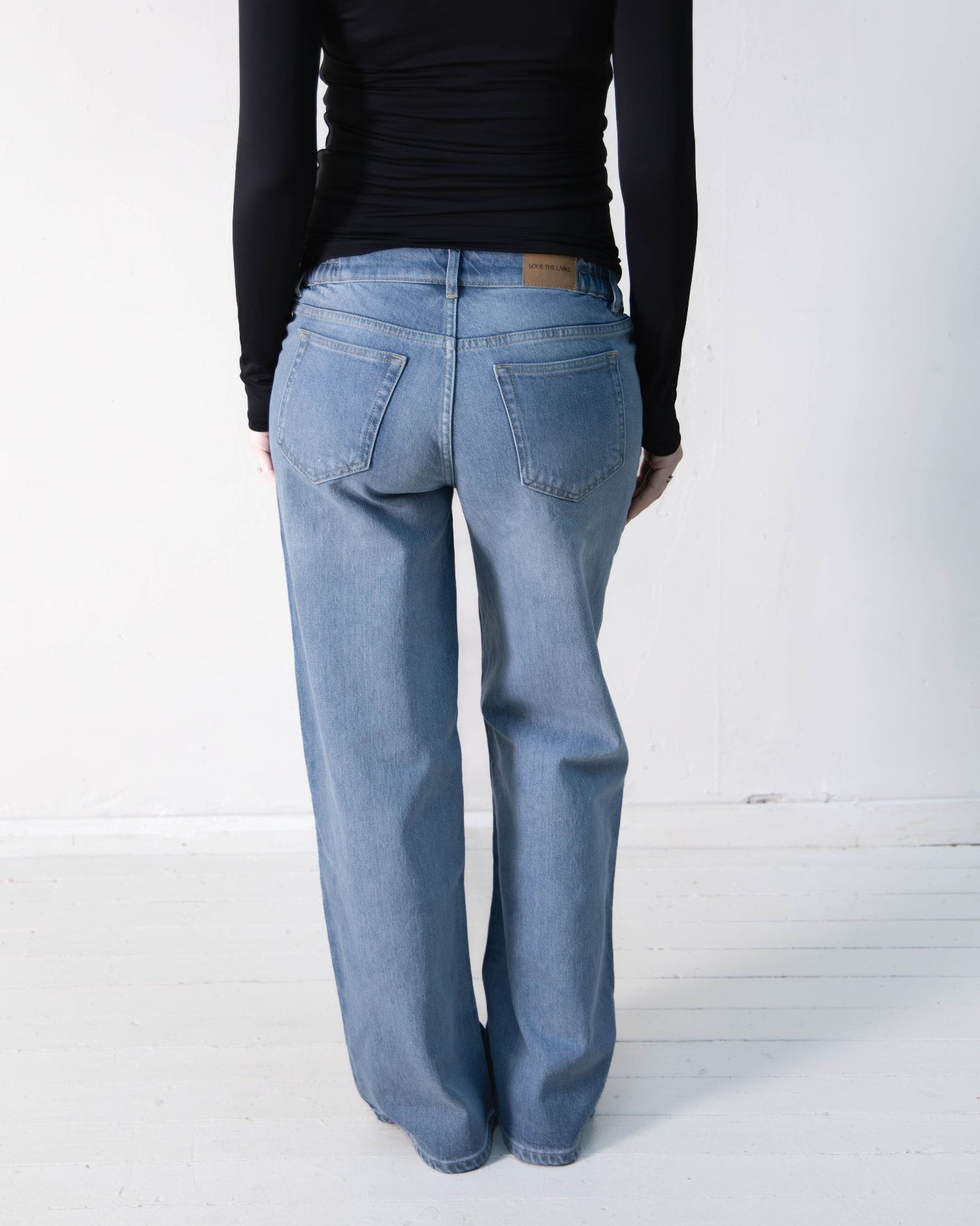 WIDE LEG JEANS BLUE