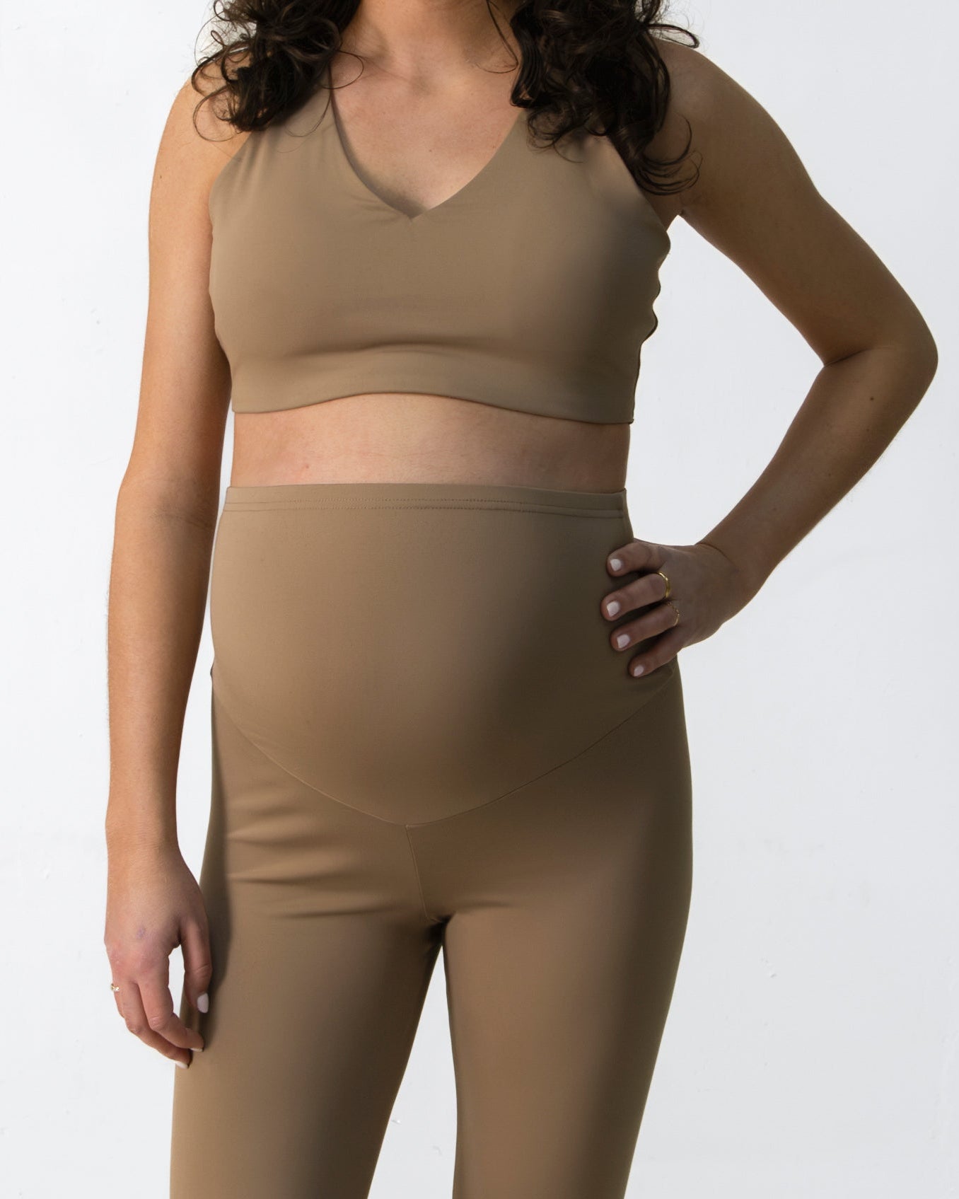 SPORTS BRA SOFT BROWN