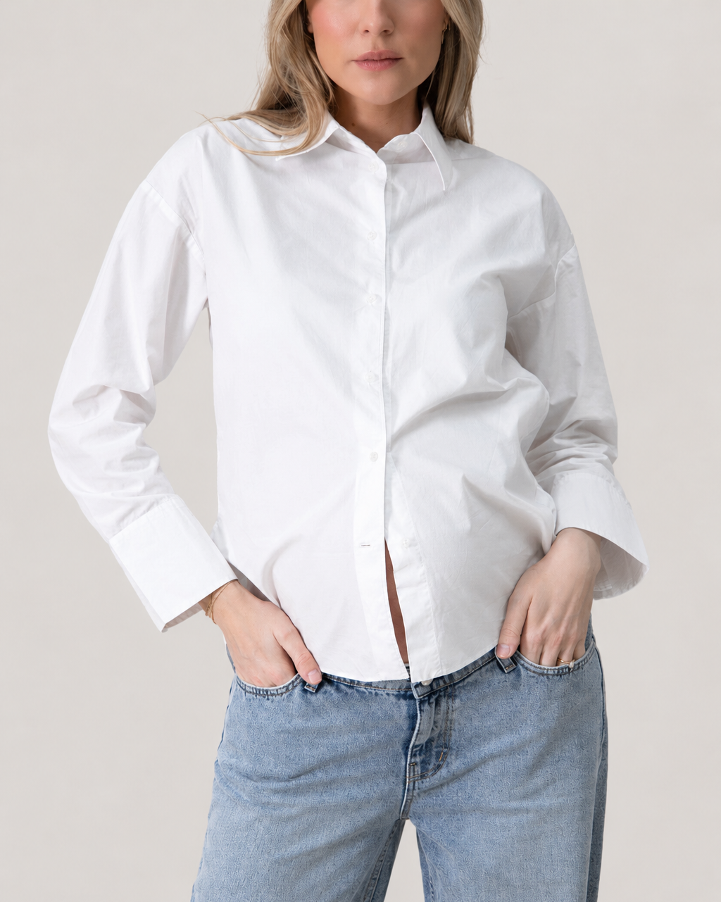 OVERSIZED BLOUSE WHITE