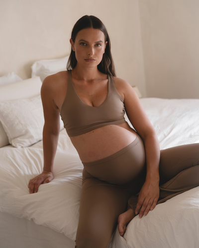 SPORTS BRA SOFT BROWN